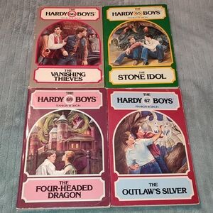 Hardy Boys Book Set with Colorful Covers Volumes Numbers 65 66 67 69